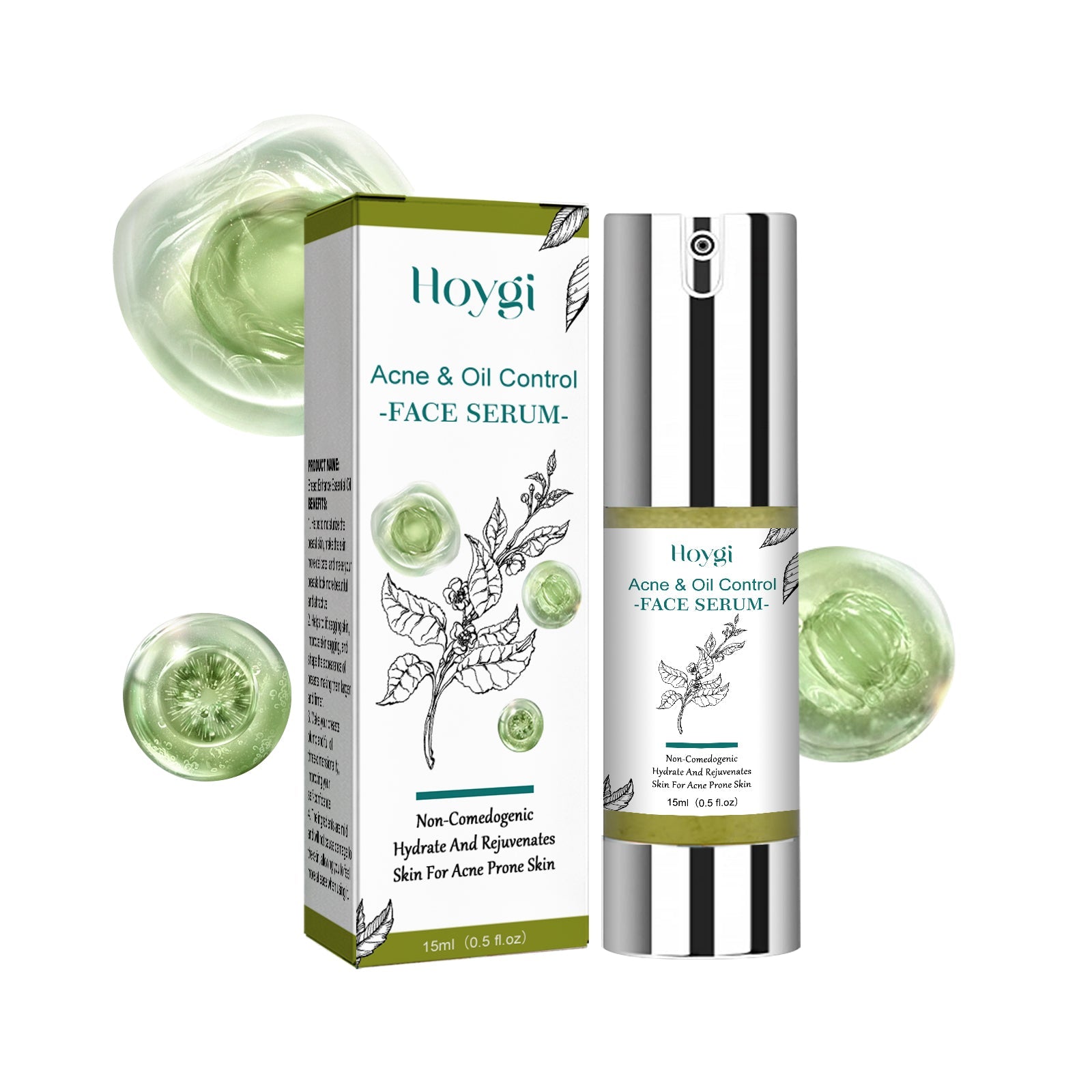 Hydrating Tea Tree Facial Essence, Oil Control, Acne & Wrinkle Repair, Moisturizer ,15ml