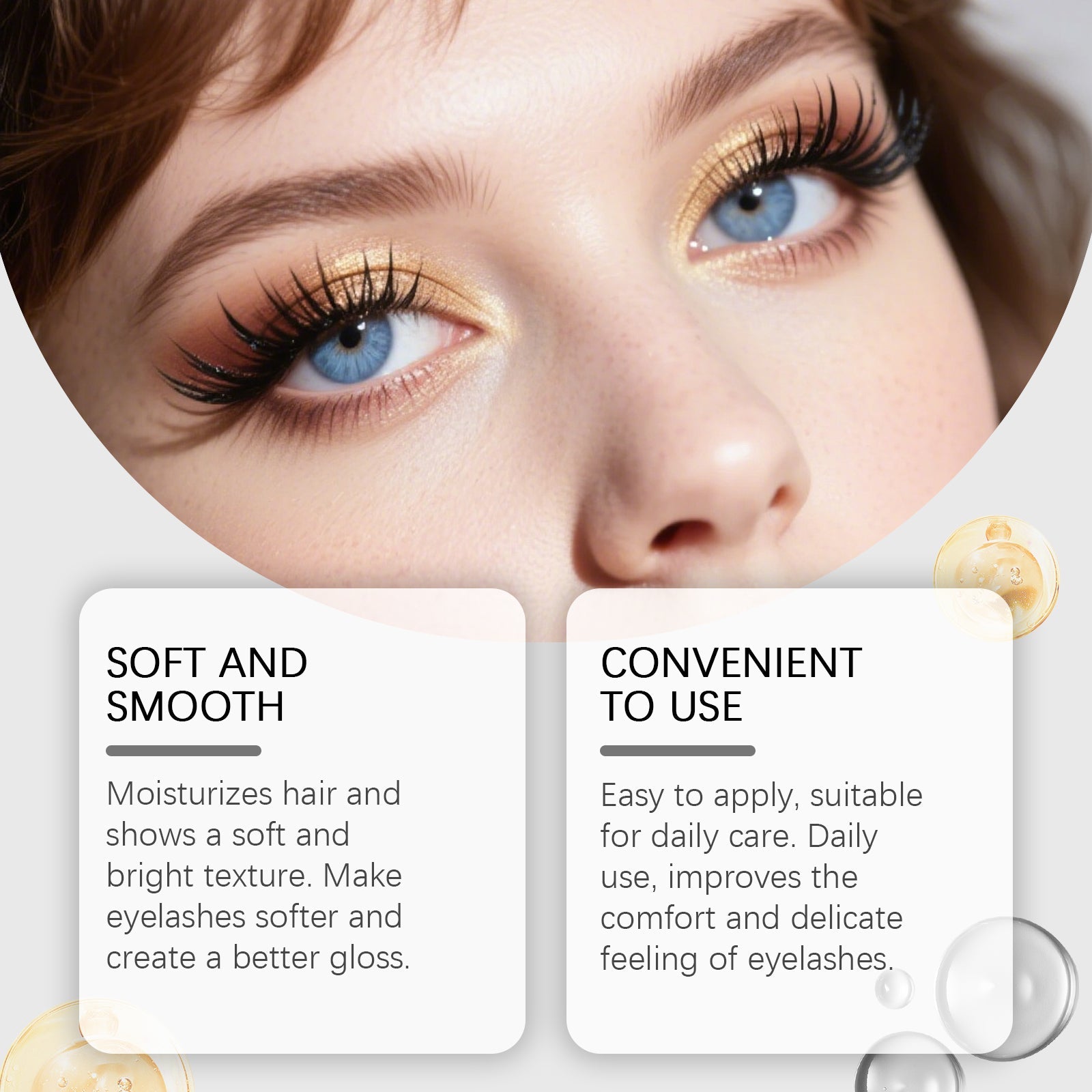 Eyelash Care Mascara, Natural Lustrous Look, Moisturizing, Daily Use ,10ml