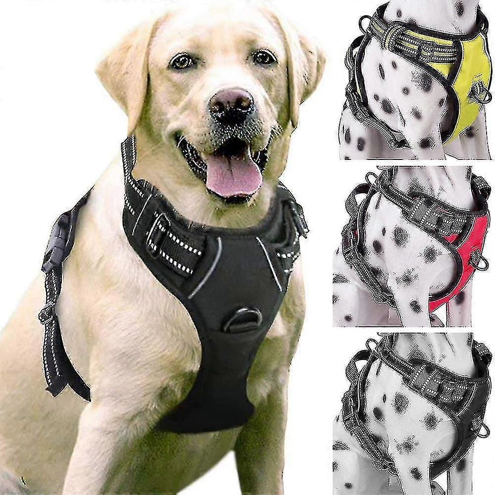 No-pull Dog Harness Padded Adjustable Pet Vest Harness For Large Dogs Training Or Walking zxin