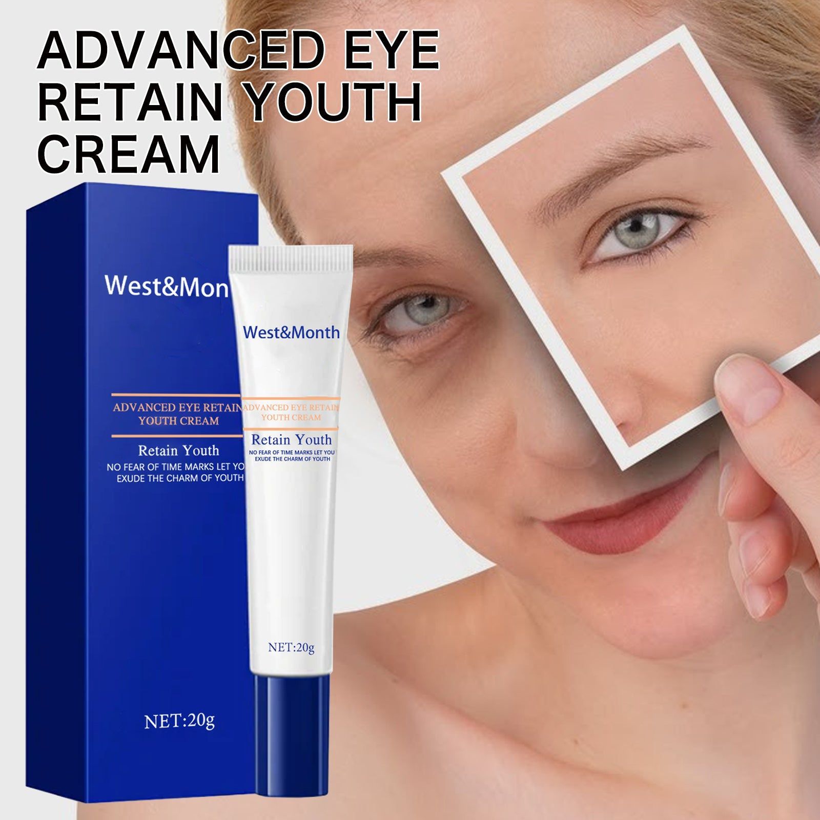 Youth Eye Cream, Firming, Wrinkle Resistant, Anti-Aging, Hydrating ,20g