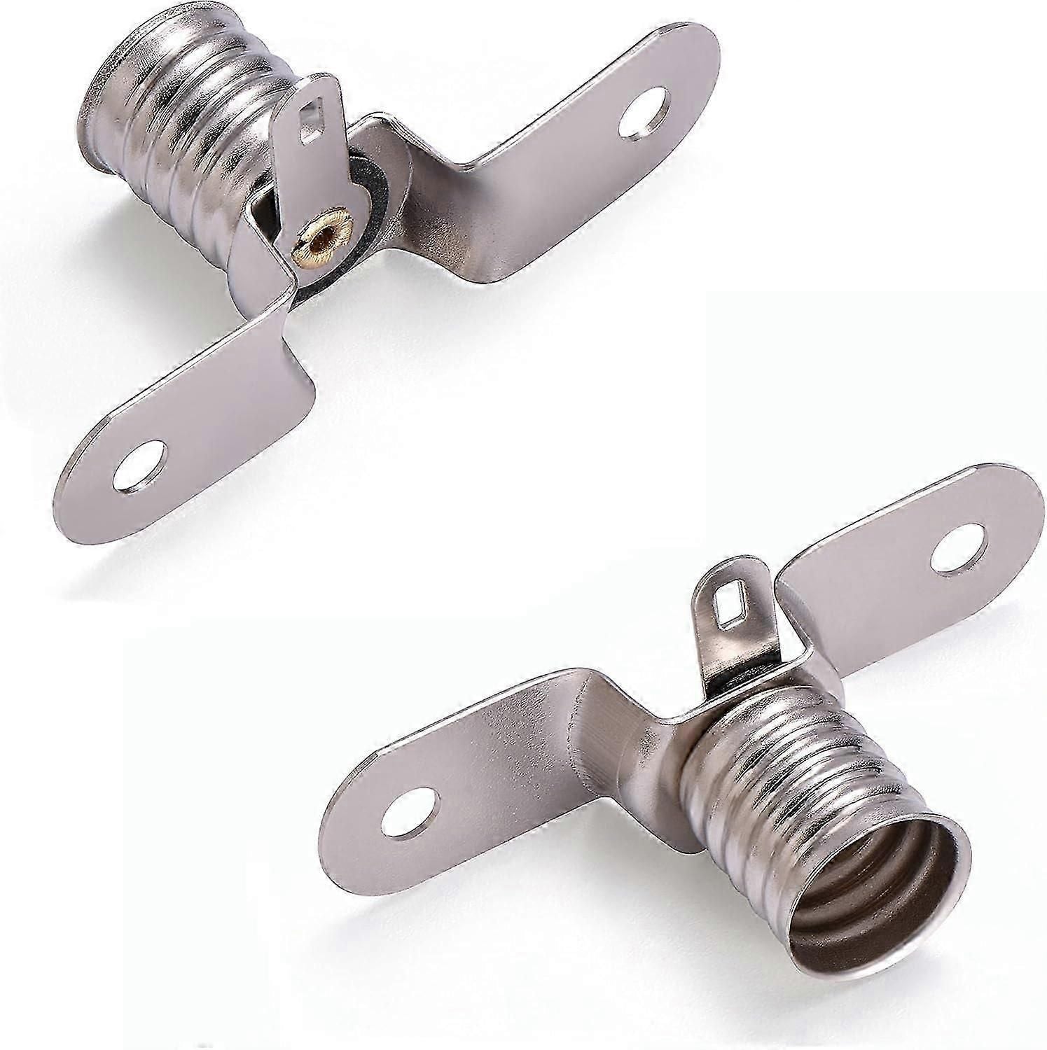 E10 Led Bulbs Lamps Socket Base, 10pcs Screw Mount Bulb Holders For Home Experiment Circuit Electrical Test Accessories