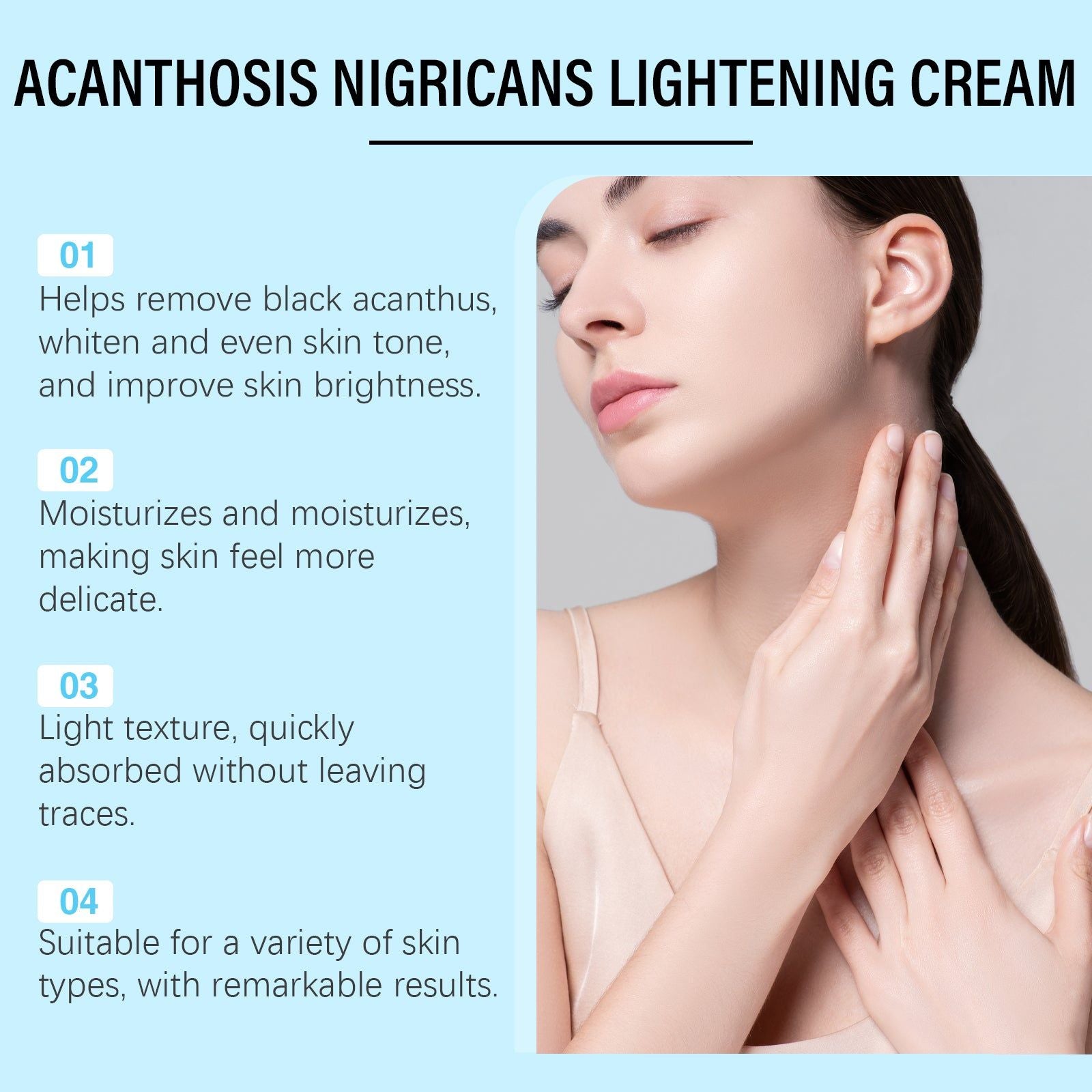 Brightening Skin Cream for Dry & Uneven Tone, Moisturizing, Non-Greasy, Softening ,30g