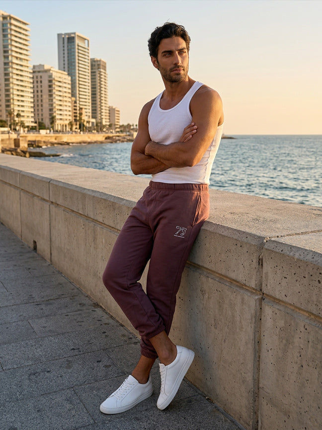 RSPR BROWN SWEATPANTS No.73