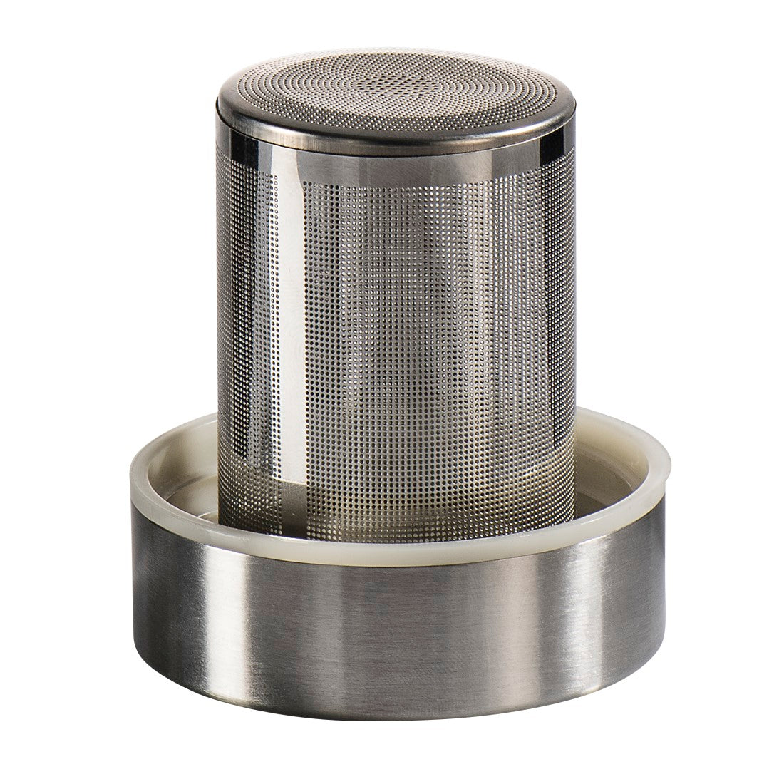 XAVAX 111233 Glass Drinking Bottle with Sieve and Neoprene Sleeve, 500 ml, black