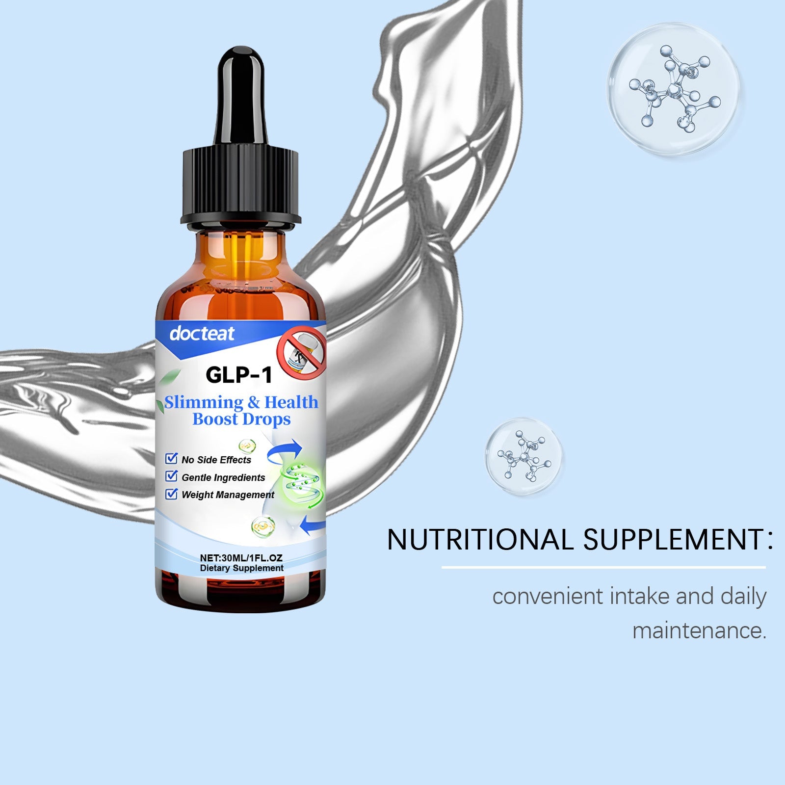 Boost Your Body Care, Intestinal Balance Drops, Natural Digestive Support, Lightweight and Stylish Supplement ,30ml