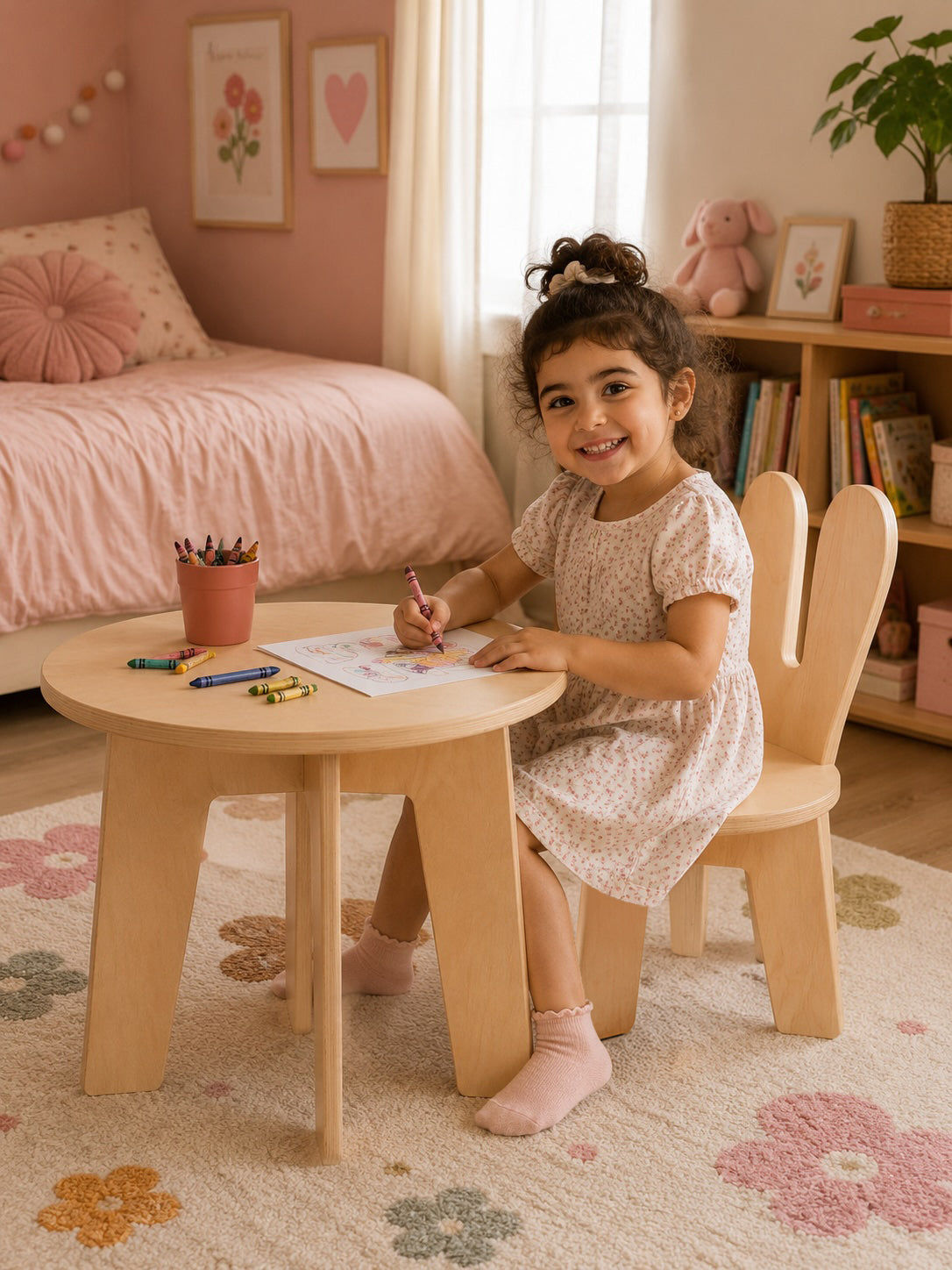 Ghúrfa Table & 1 Chair Set Fauna (Delivered in up to 14 days)