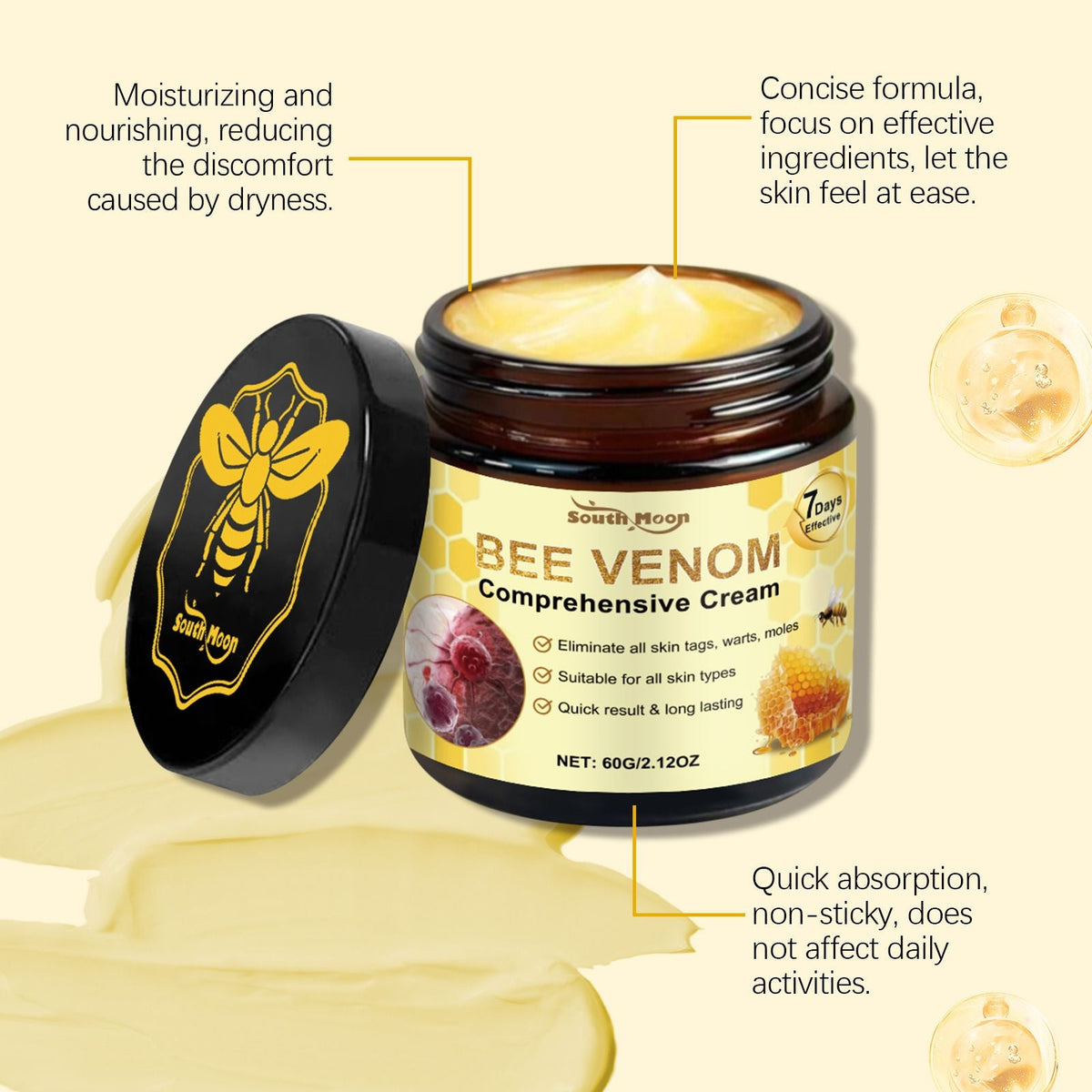 Bee Venom Repair Cream Bee Venom Comprehensive Cream Bee Venom Anti-Wart Serum