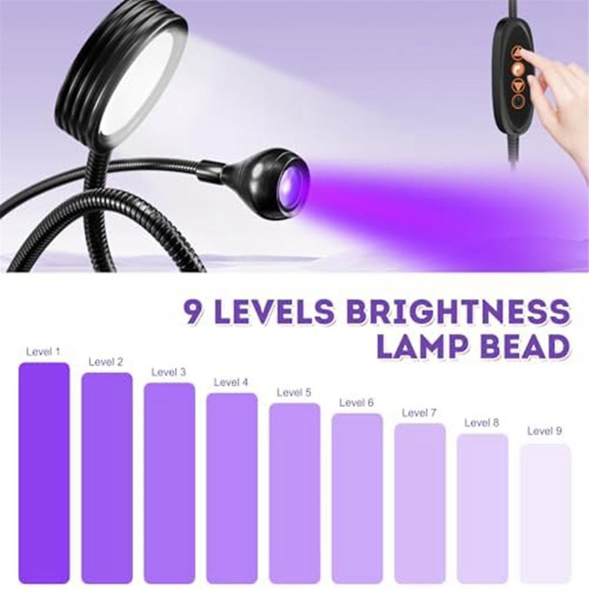 U V Light For Resin - For Curing 9 Gears U V Light For Resin Usb Plug Led Curing Lamp Ajustable Gooseneck Cure Lamp