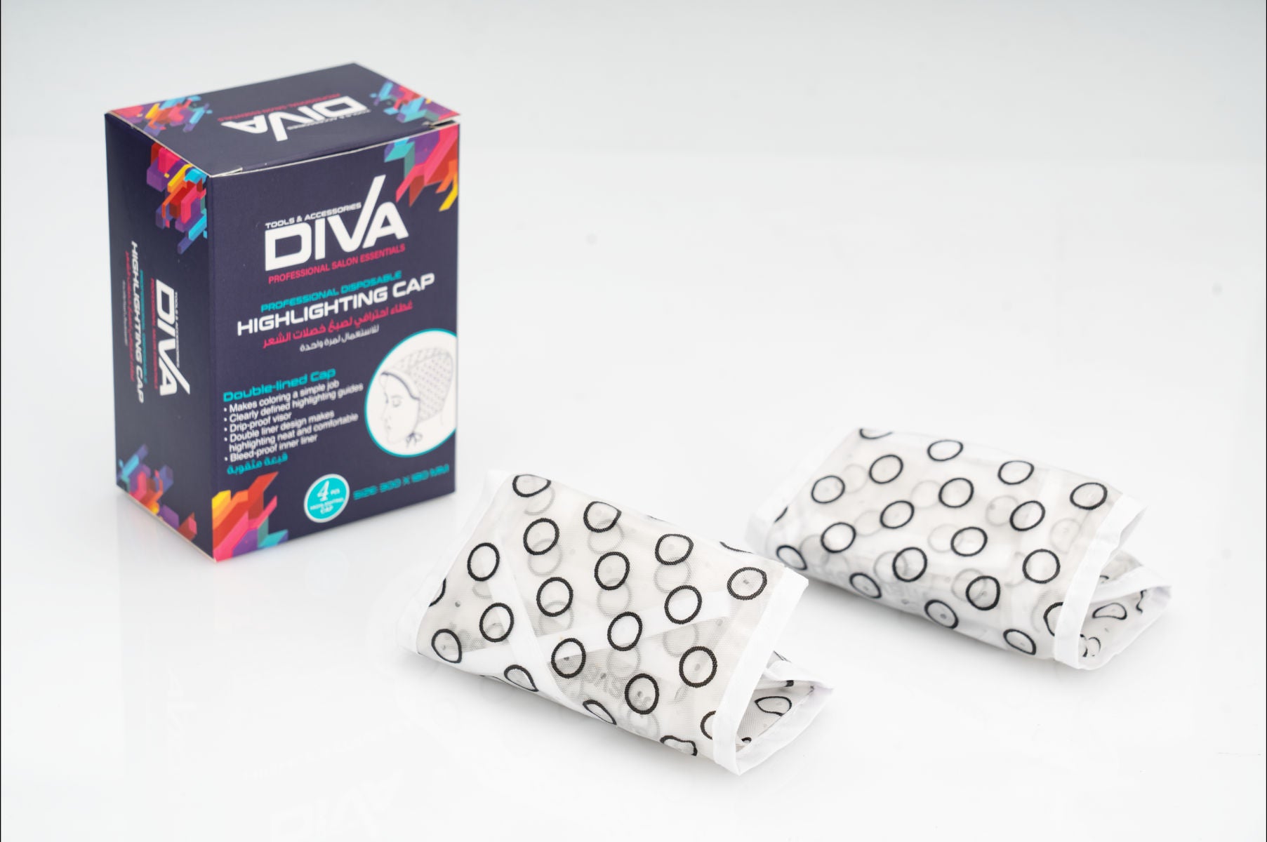 Diva Disposable Highlighting Cap, 1x4pc