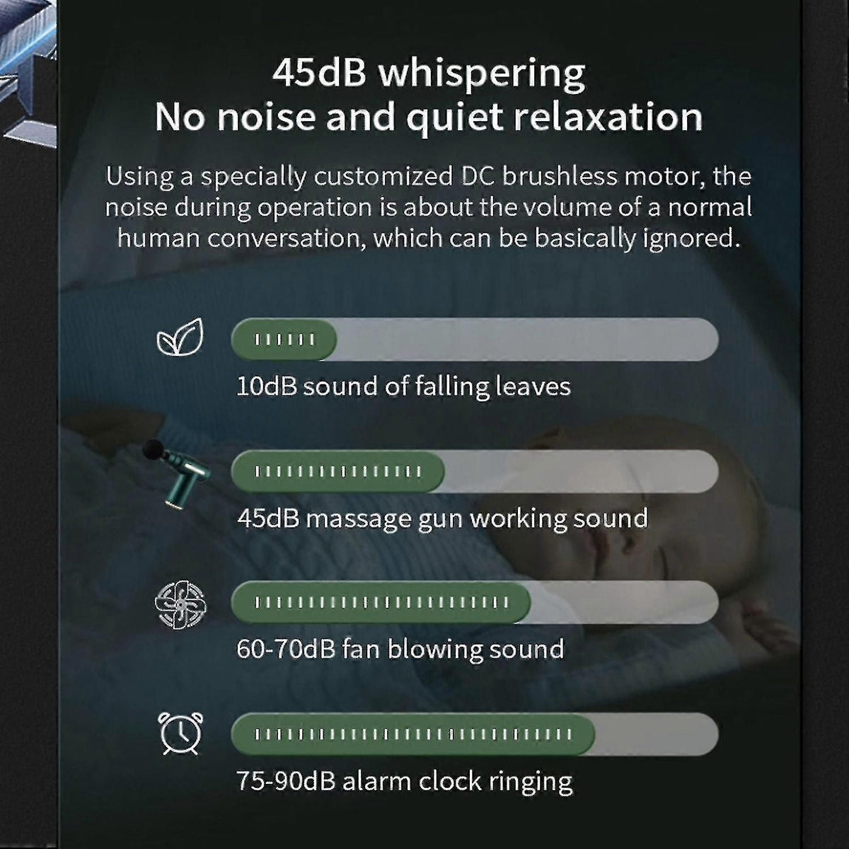 Massage Gun With 4 Massage Heads and 6 Speed Settings
