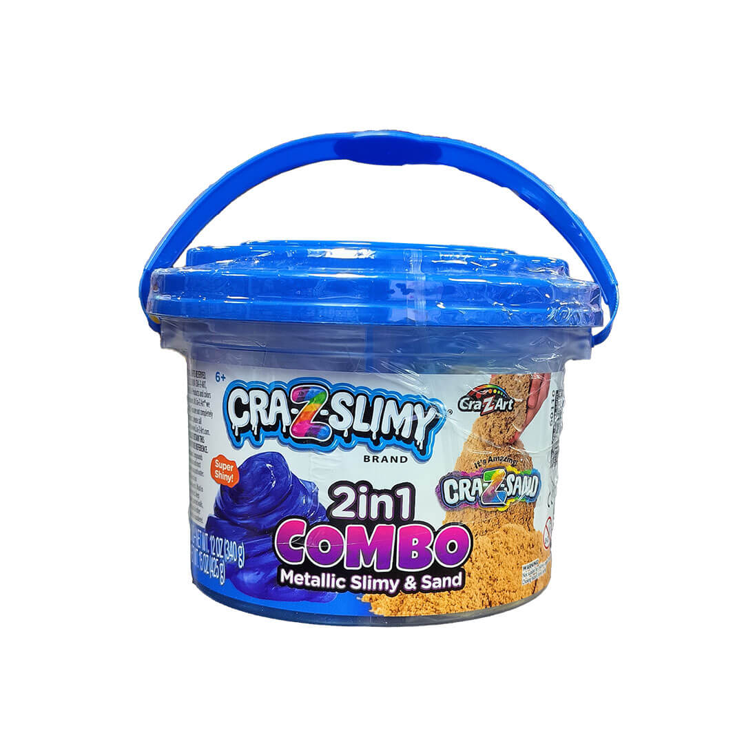 Crazslimy 2-in-1 Slimy Sand Combo Bucket