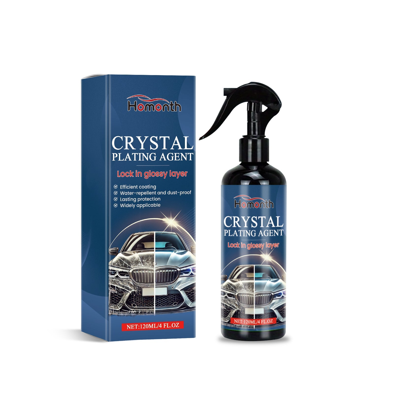 Premium Car Paint Coating, Scratch Repair, UV Protection, Waterproof, Easy Spray ,120ml