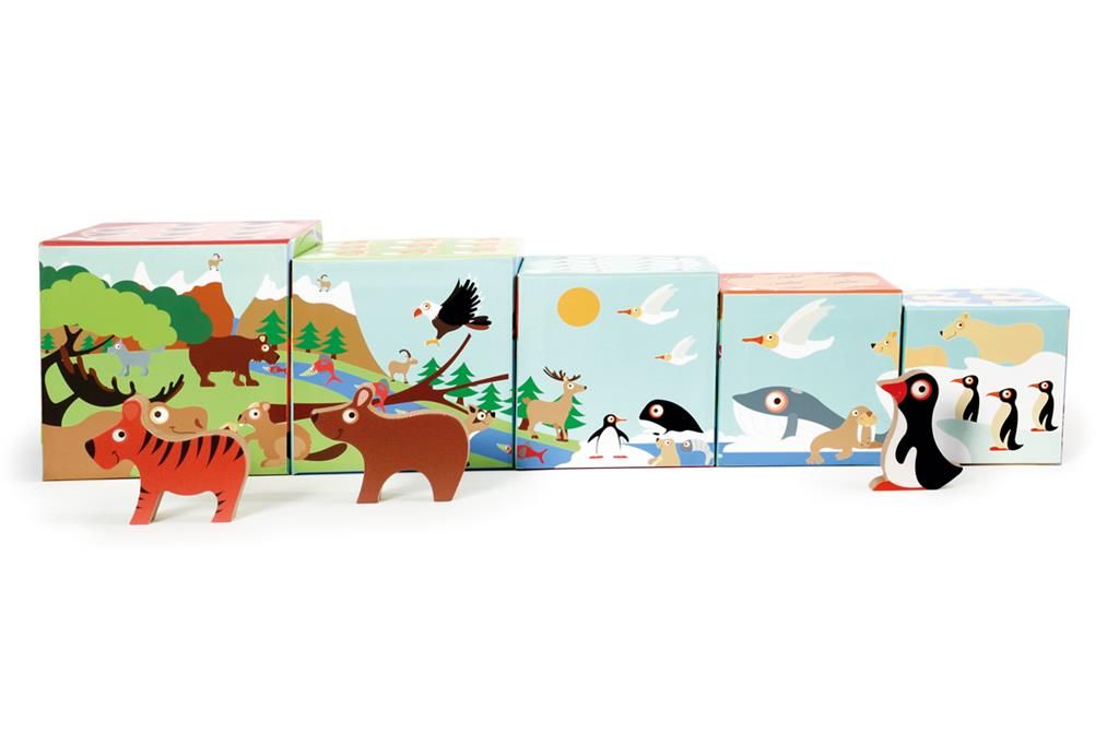 Stacking Tower Animals World