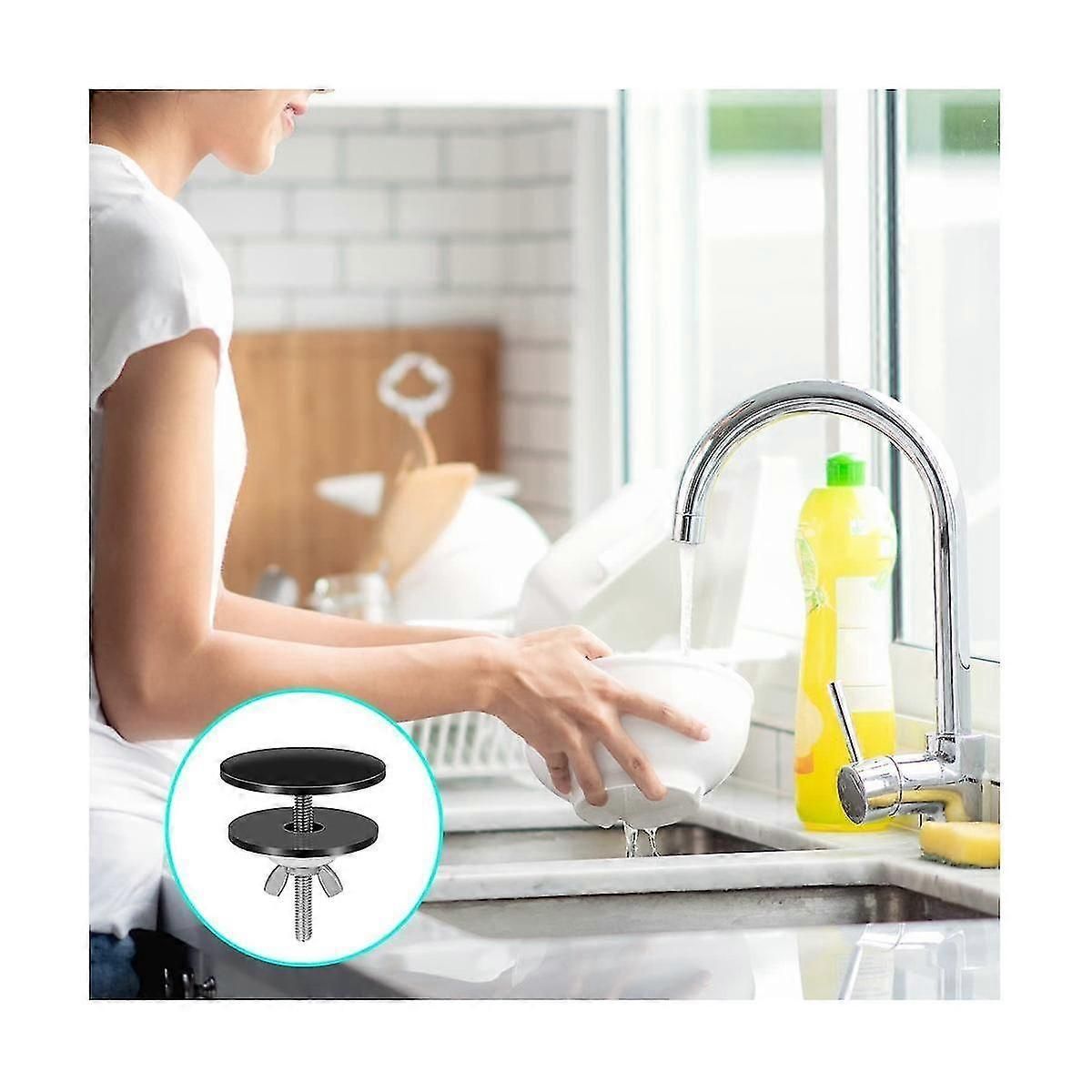 2 Inch Stainless Steel Sink Hole Cover With Rubber Gasket for Kitchen
