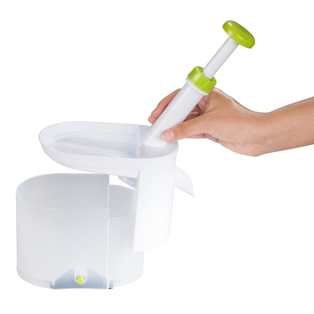 XAVAX 111478 Stone Remover for Cherries and Olives- white/green