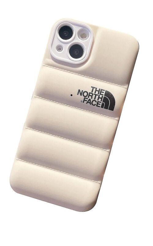 For iPhone 14 Series - 3D Cute Shockproof Cover, Winter Down Jacket Puffer Soft Cloth CaseFor iPhone 14/14 Pro/14 Plus/14 Pro Max