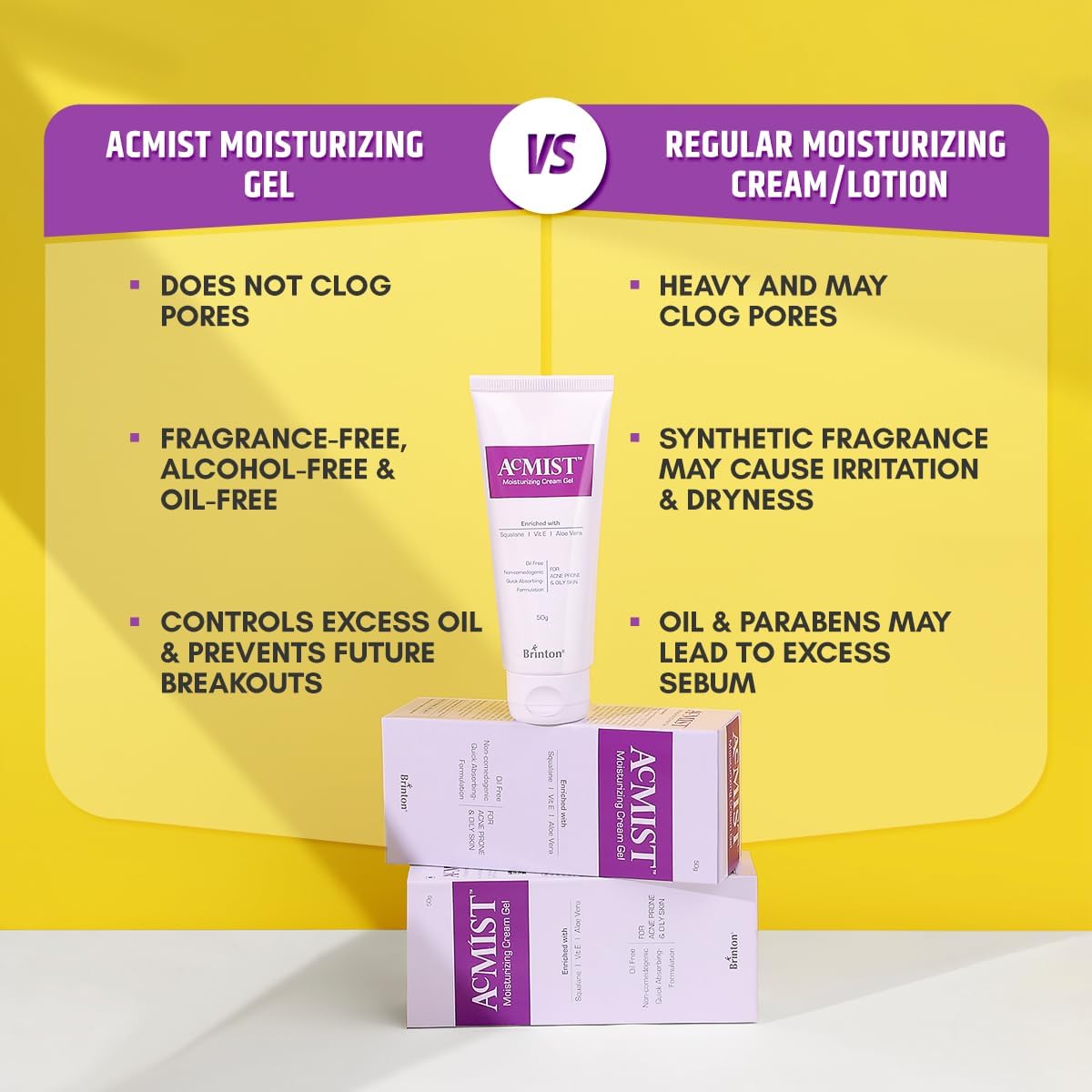 Brinton AcMist Moisturizing Cream Gel 50g