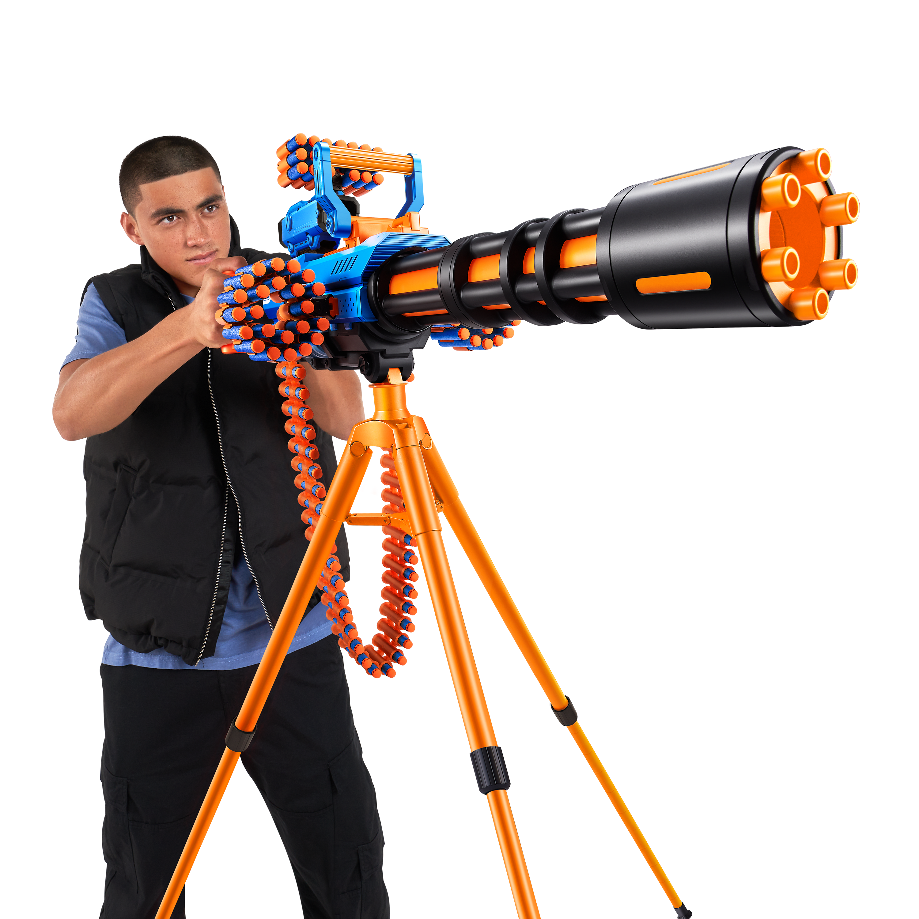 X-Shot Insanity Motorized Age Fire Gatling Gun w/ Tripod