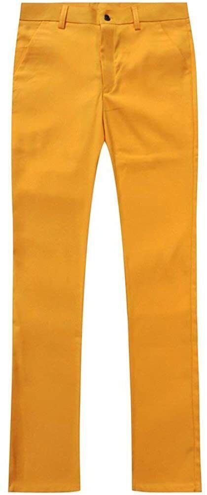 3 Piece Yellow Suit Coat pant Vest tuxedo Slim Fit Suit For Men Blazer Jacket