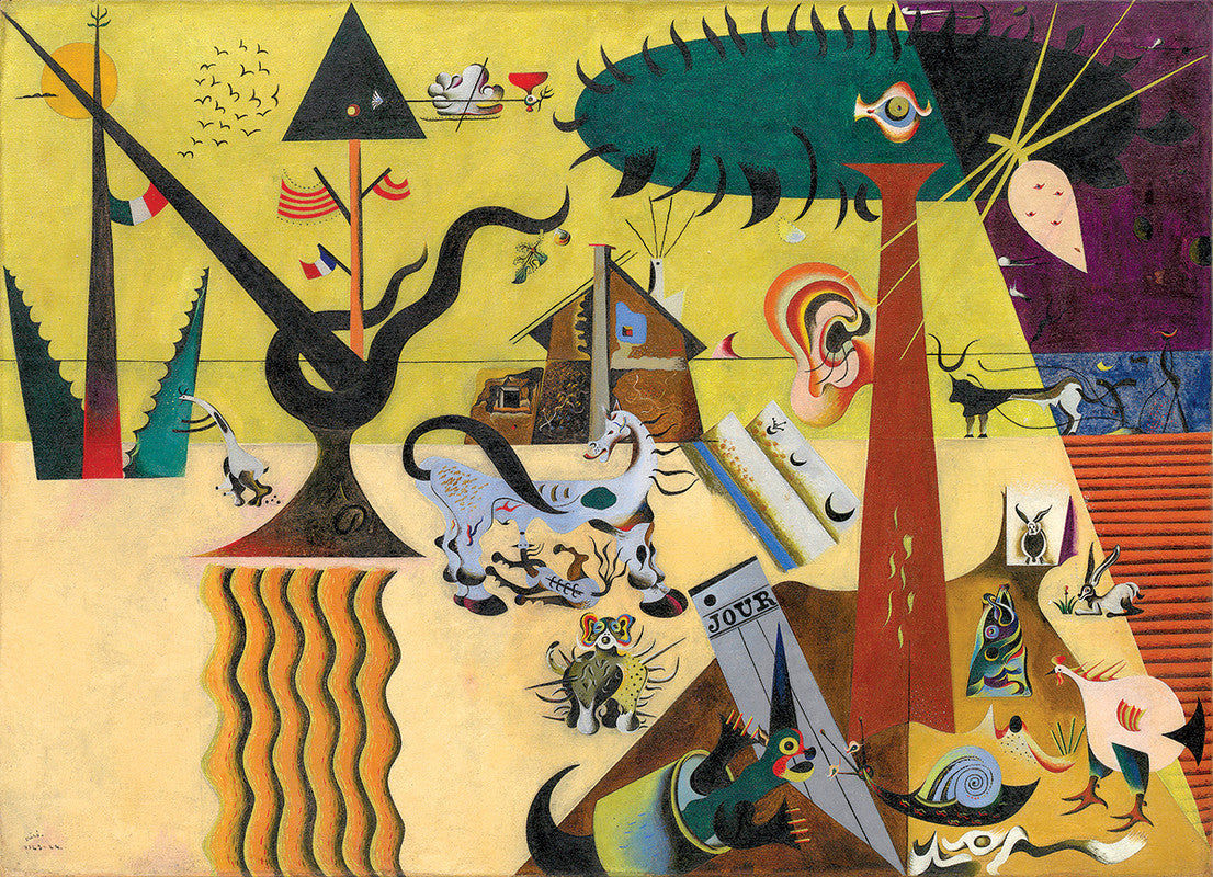 The Tilled Field  By Joan Miro 1000 Pieces Puzzle