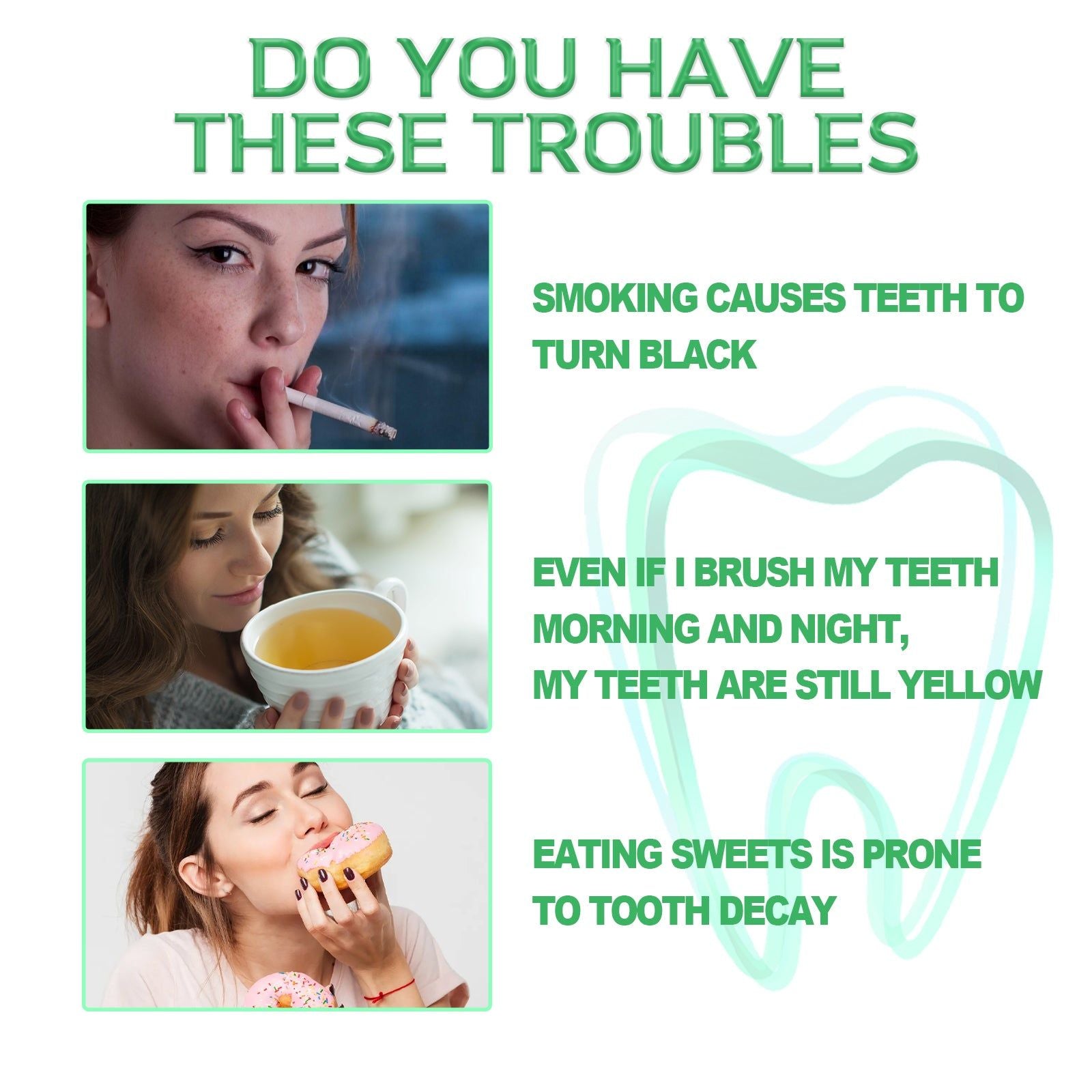 Brighten Your Smile with Teeth Whitening Serum, Remove Stains, Fresh Breath ,1.5ml*10pcs