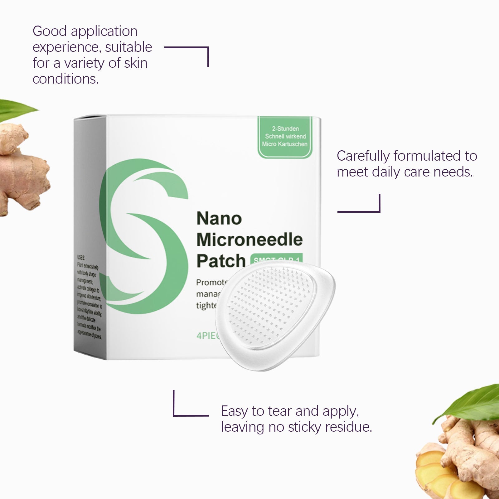 Bodybuilding Slimming Patch, Skin Firming, Weight Loss, Collagen Boost, Daily Care ,4pcs