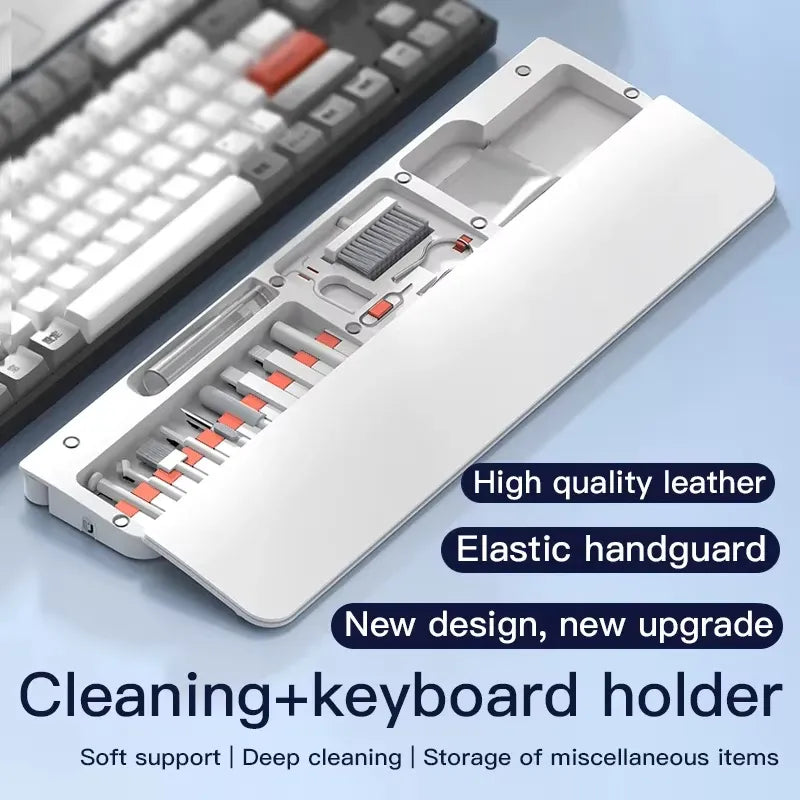 Keyboard Wrist Rest Pad with Cleaning Tool Kit Hand Wrist Rest Non Slip Palm Pad