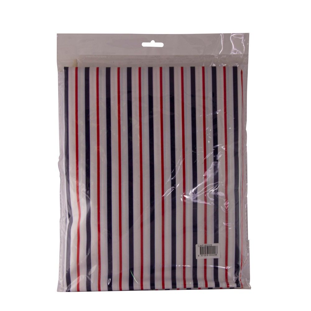 Onetech White & Blue Stripe Cape, 150x128cm