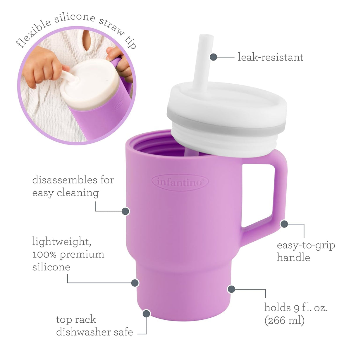 Infantino My 1st Tumbler - Lilac