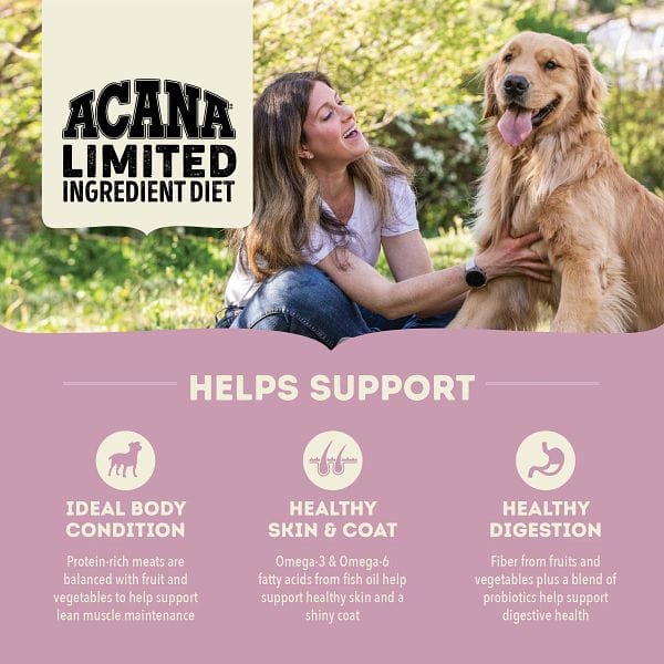 Acana Limited Ingredient Diet Grass Fed Lamb Dry Dog Food 2KG