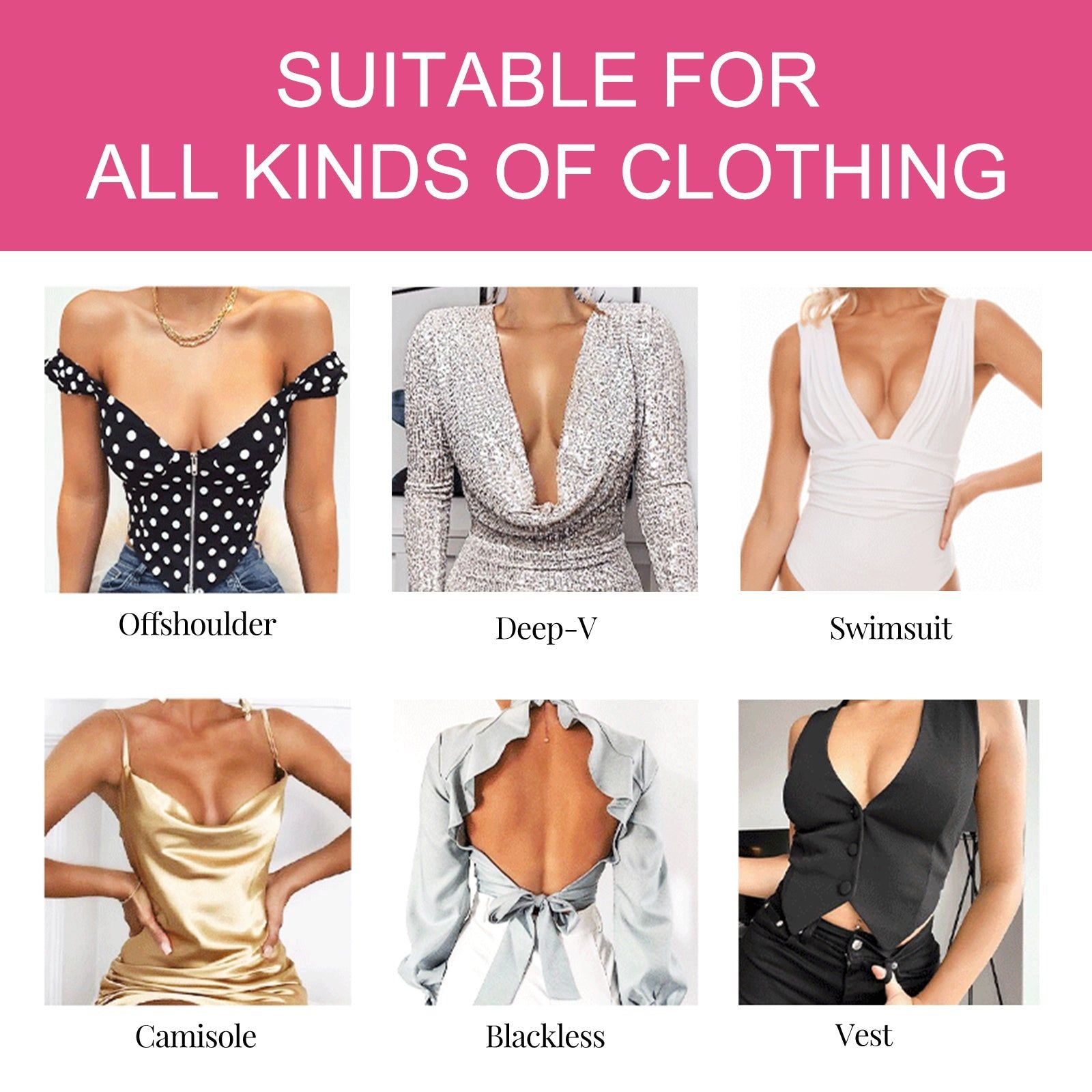 Boob Tape, Chest Lift, Anti-Sagging, Waterproof, Easy to Use, Seamless Support ,1pcs