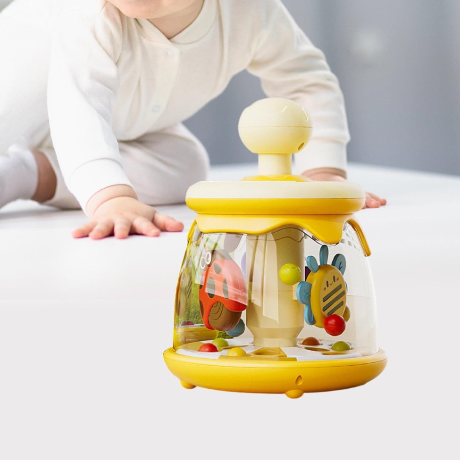 Baby Press Carousel Toy Lightweight Early Education Toy for 6 12 Months Kids