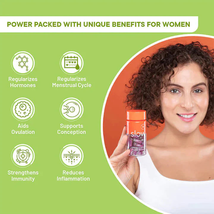 Wellbeing Nutrition Slow Fertility for Her, 60 Caps (Buy 1 Get 1 FREE)