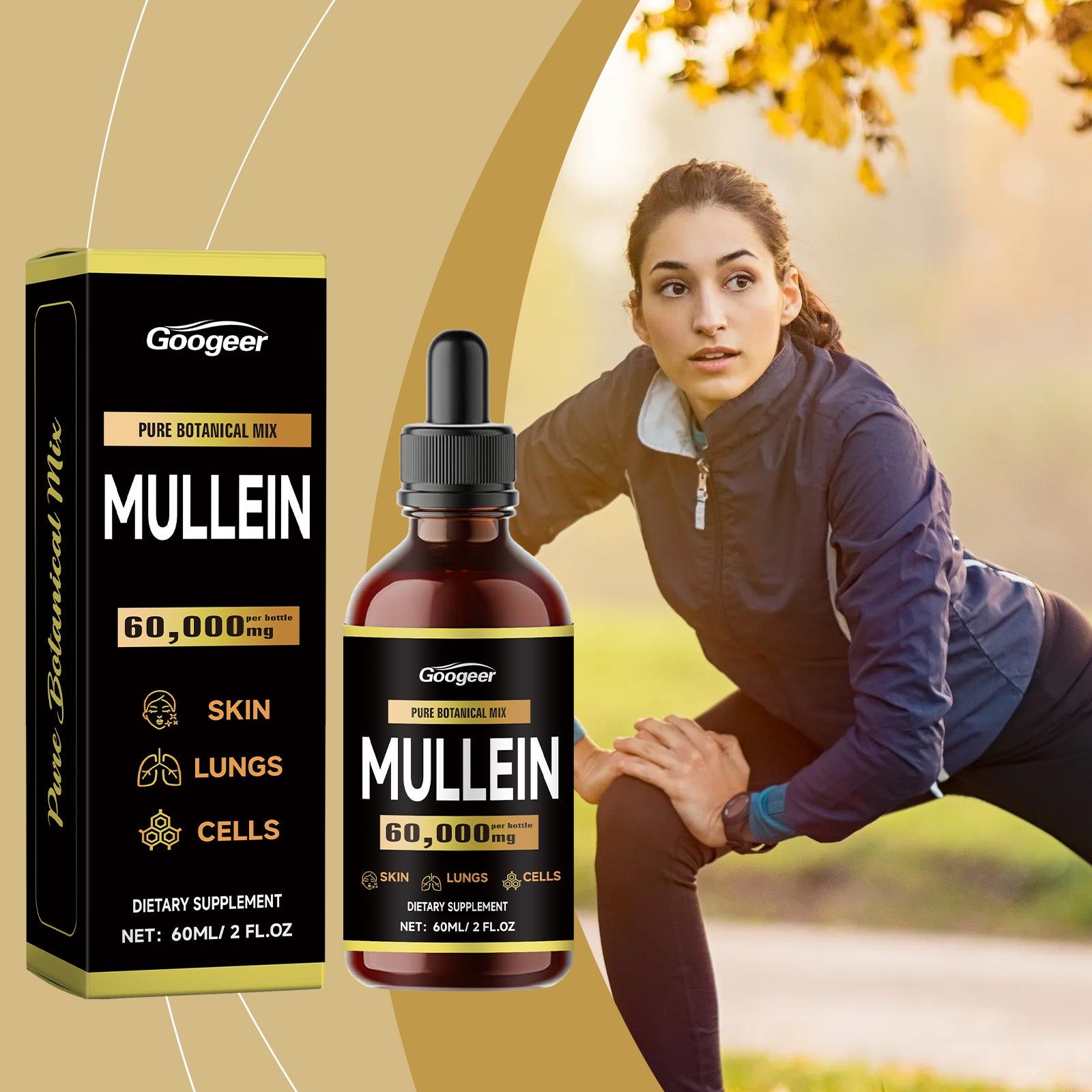 Body Care Supplement, Boost Respiratory Health, Natural Chinese Medicine, Easy to Use, Portable, Energy Support ,60ml