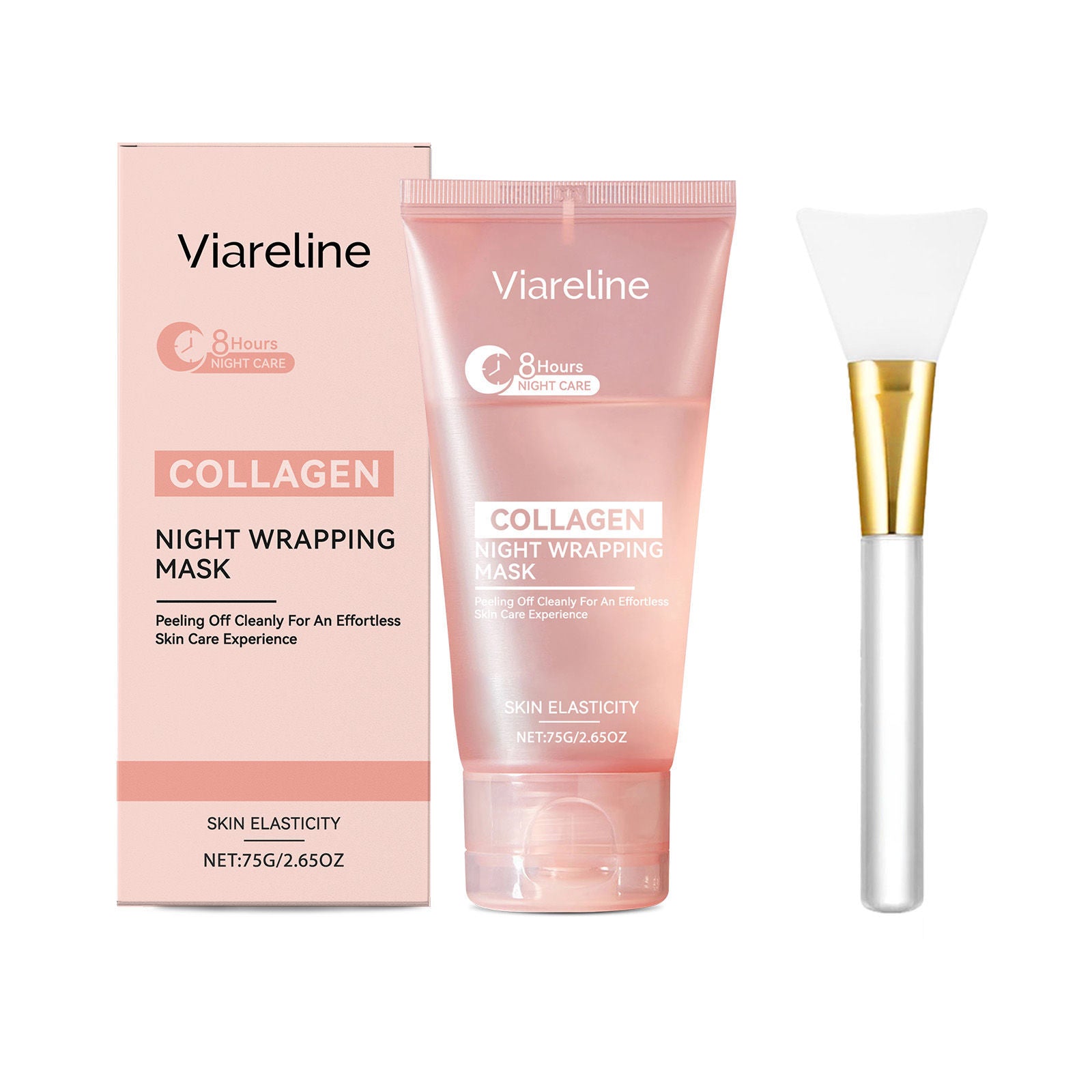 Collagen Peel-Off Mask, Facial Care, Hydrating, Brightening, Anti-Aging, Moisturizer ,1 set
