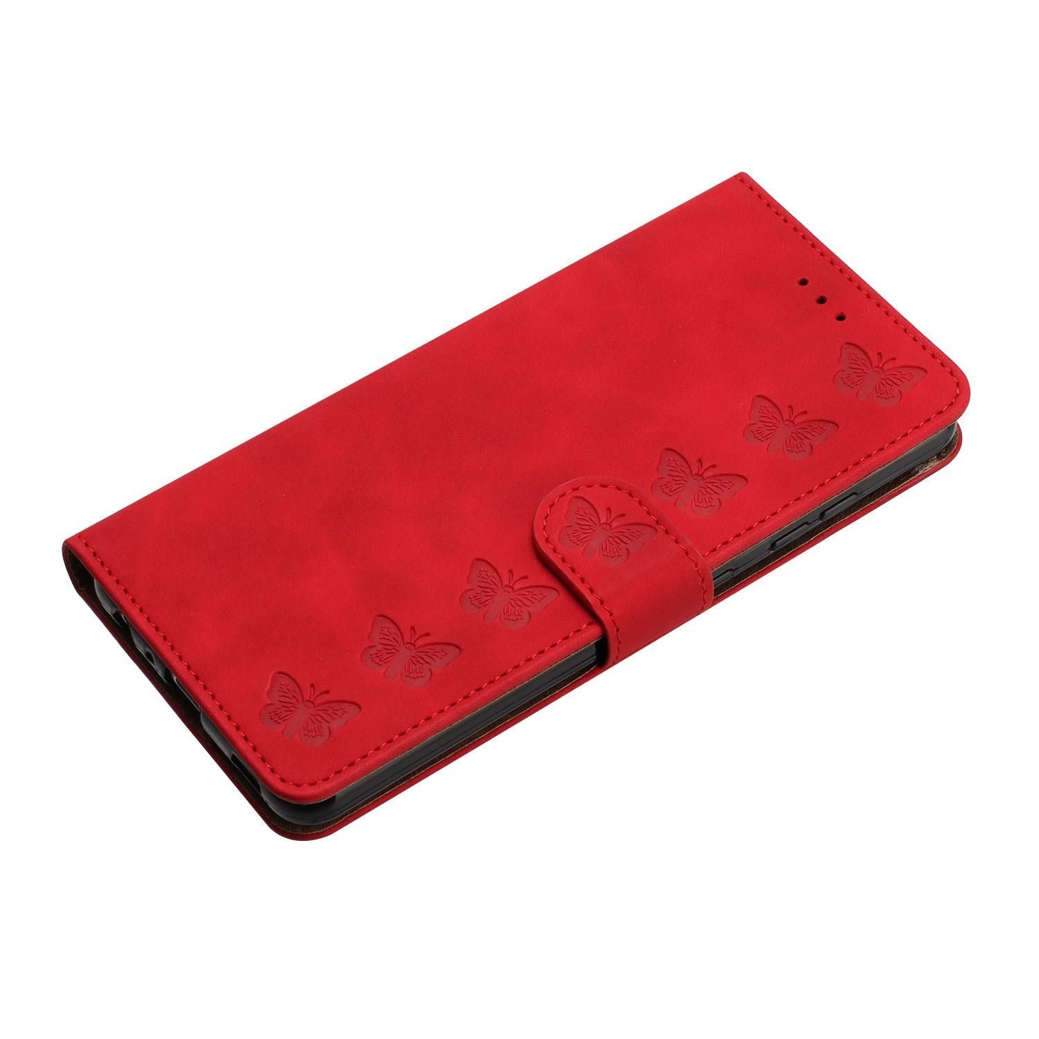 Seven Butterflies Embossed PU Case For Google Pixel 9a