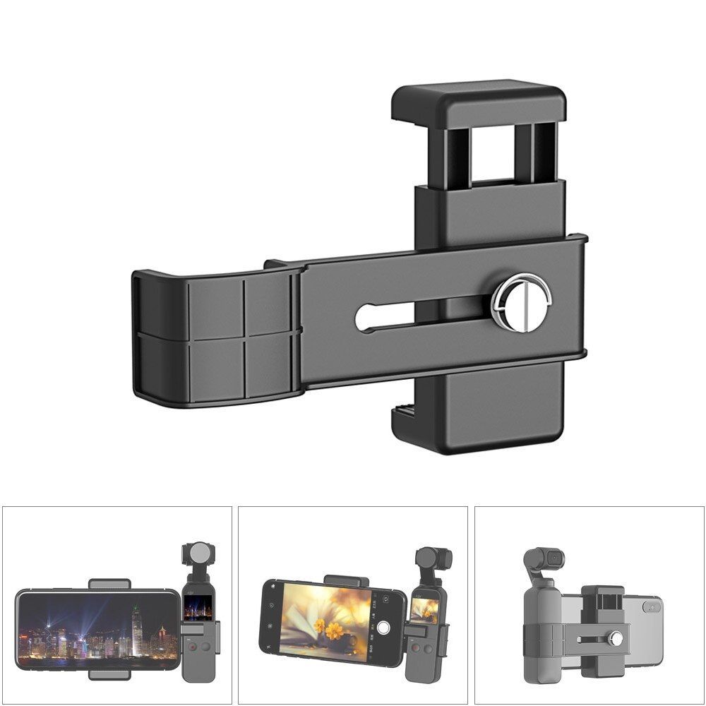 LUGUAT VLOGGING Camera Rig Smartphone Fixing Clamp 1/4 Inch Mounting Holder for