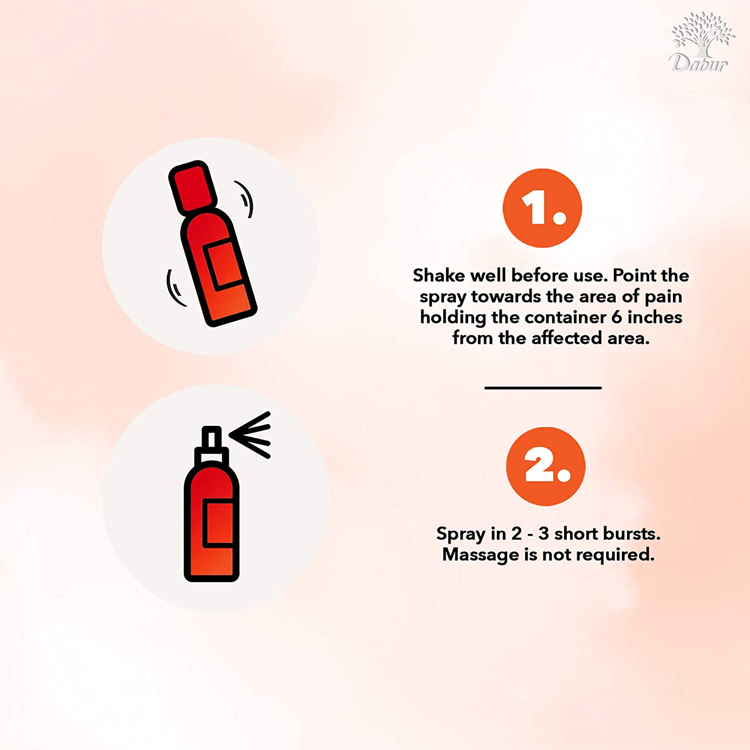 دابور رابيديكس بخاخ لتخفيف آلام العضلات والمفاصل، 150 مل