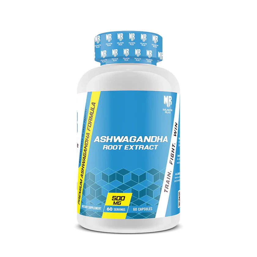 Muscle Rulz Ashwagandha Root Extract 500mg (60 Capsules)
