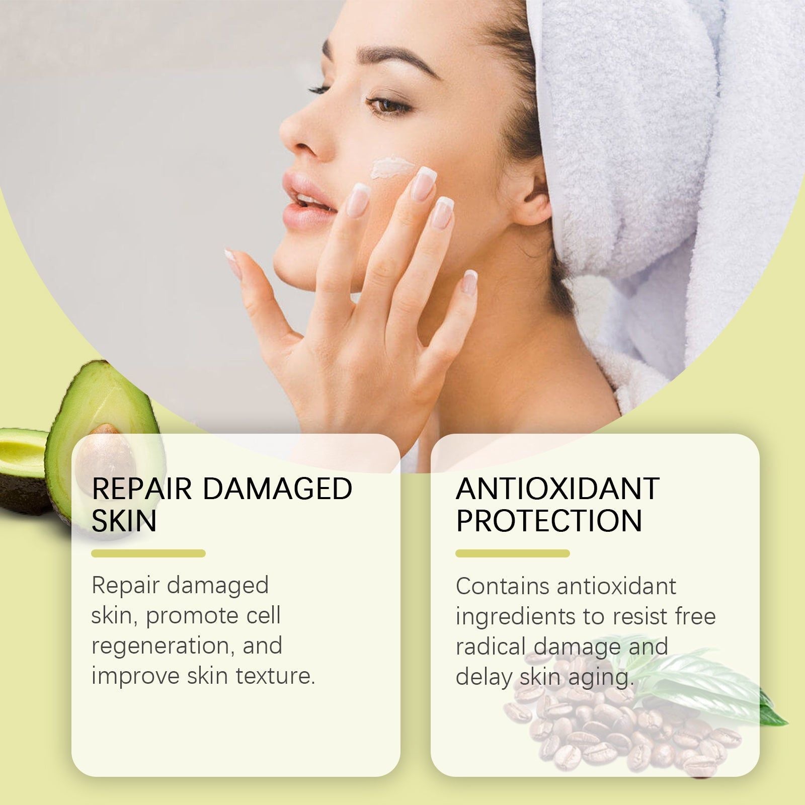 Revitalize Skin with Facial Repair Cream, Anti-Aging, Hydrating, Nourishing ,45g