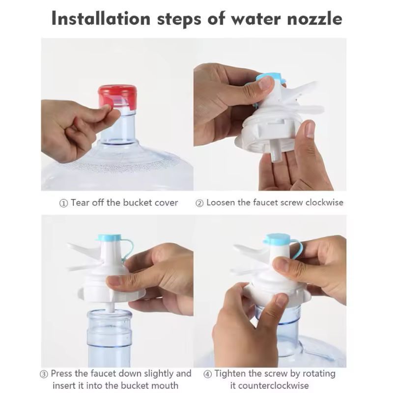 Detachable Bottled Water Stand with Faucet