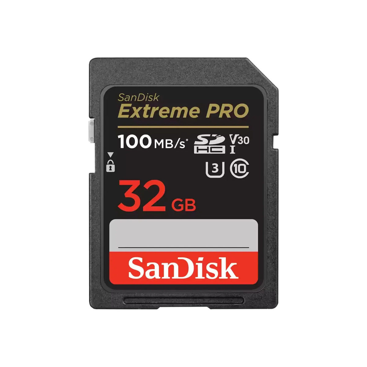 SanDisk Extreme PRO 32GB SDHC UHS-I Memory Card, Up to 100MB/s Read, V30, U3, SDSDXXO-032G-GN4IN
