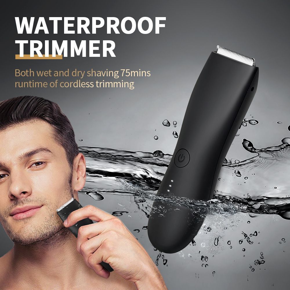 Waterproof Body Hair Trimmer for Men