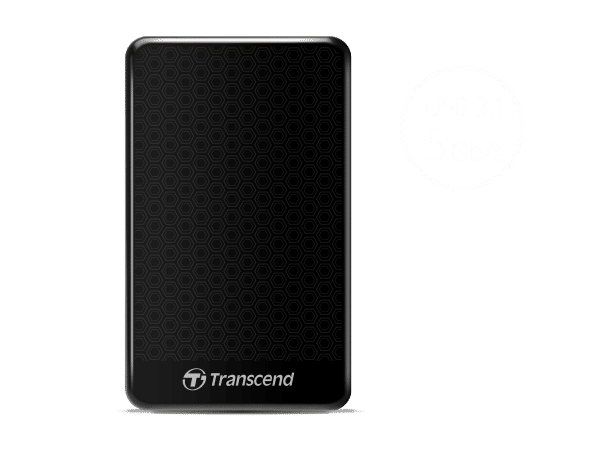 Transcend TS2TSJ25A3K, 2TB, 2.5" Portable HDD,StoreJet A3, Black