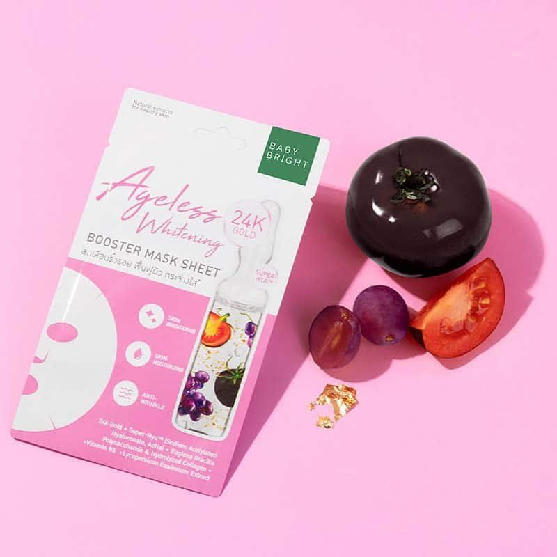 Ageless Whitening Booster Mask Sheet 20g <br/> BABY BRIGHT (F)
