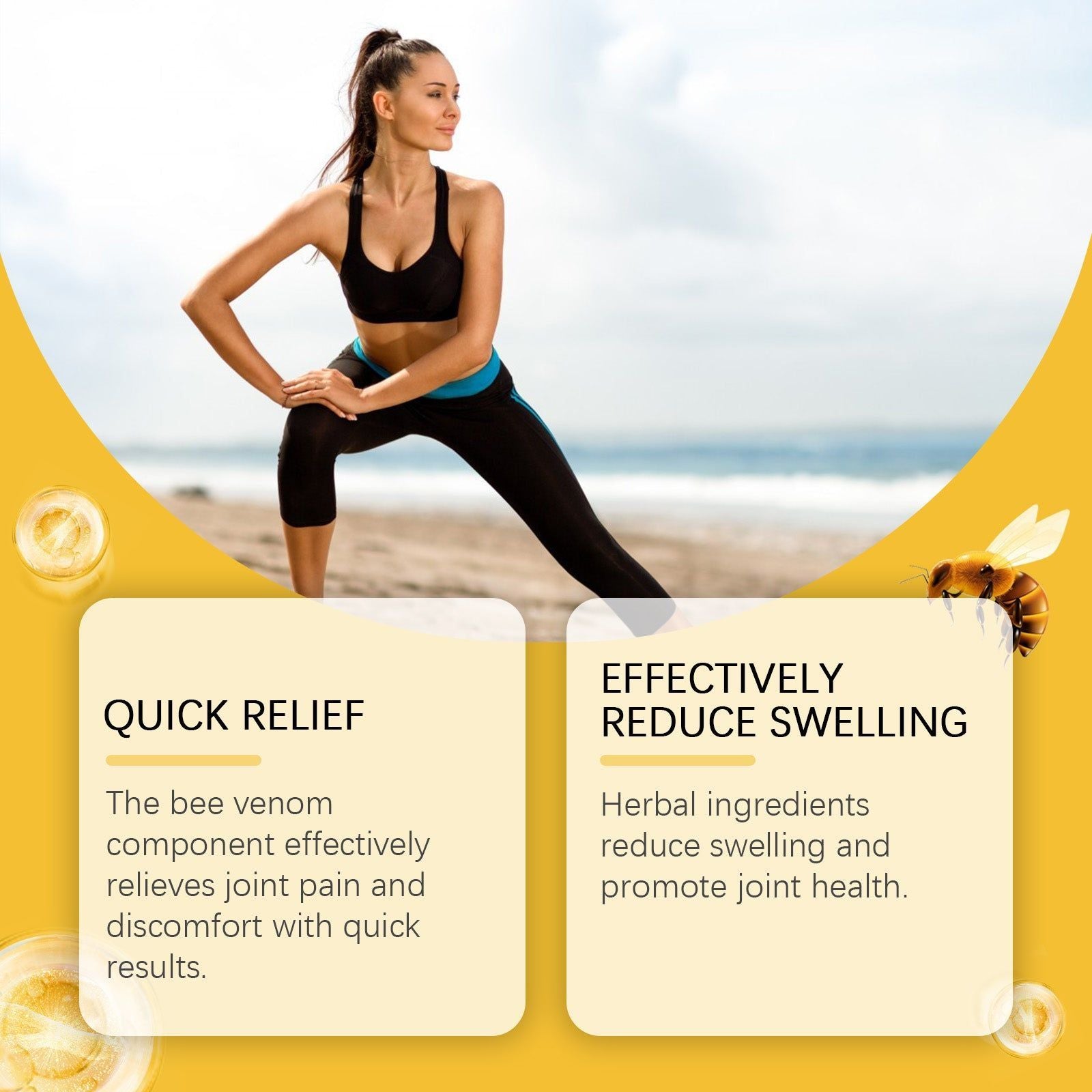 Revitalize Body Joint Care Cream with Bee Venom, Pain Relief, Flexibility Boost ,20g