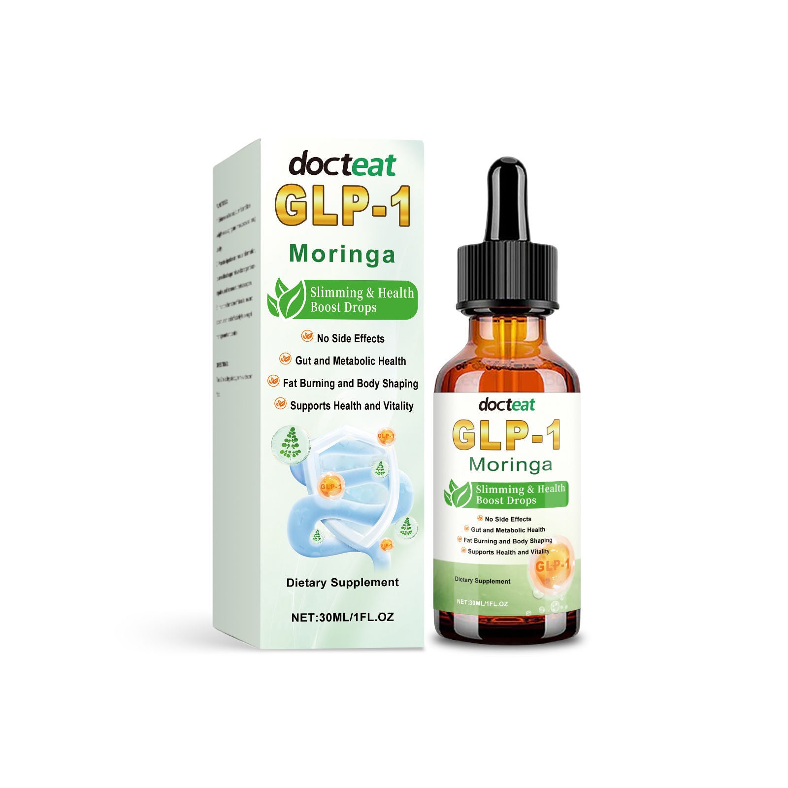 Boost Your Body Care with GLP-1 Drops, Fat Burn, Appetite Control, Youthful Energy ,30ml