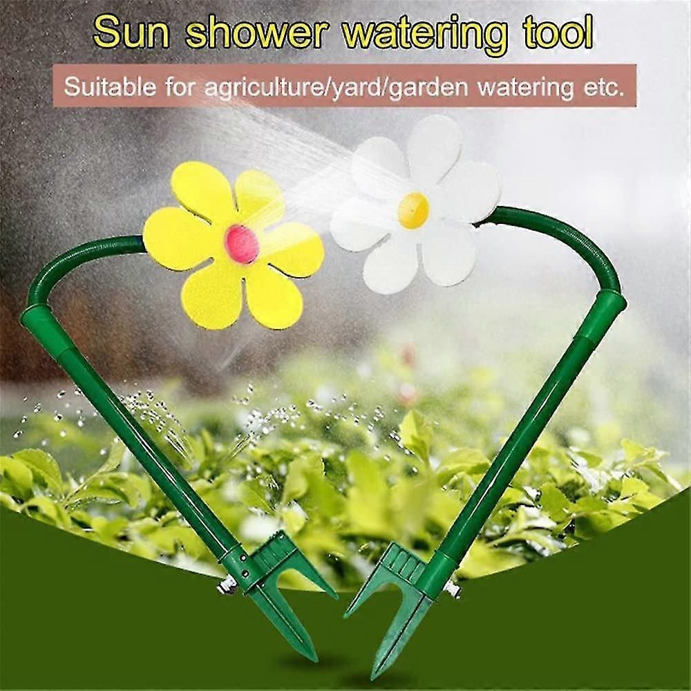 Garden Sprinkler Rotating Flower Shape for Lawn Watering