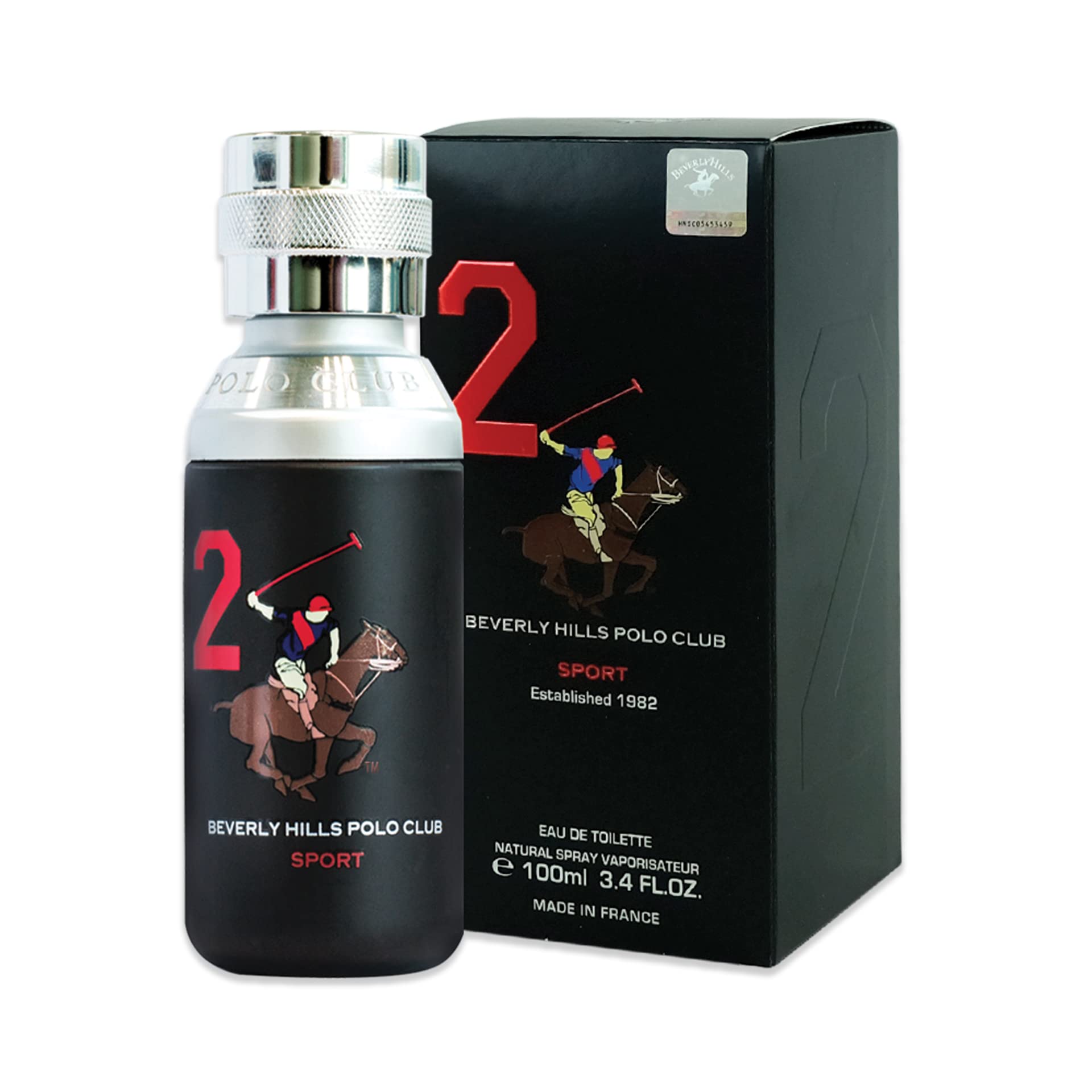 Beverly Hills Polo Club Sport No. 2 Eau de Toilette for Men, 100ml - Makasib Offer