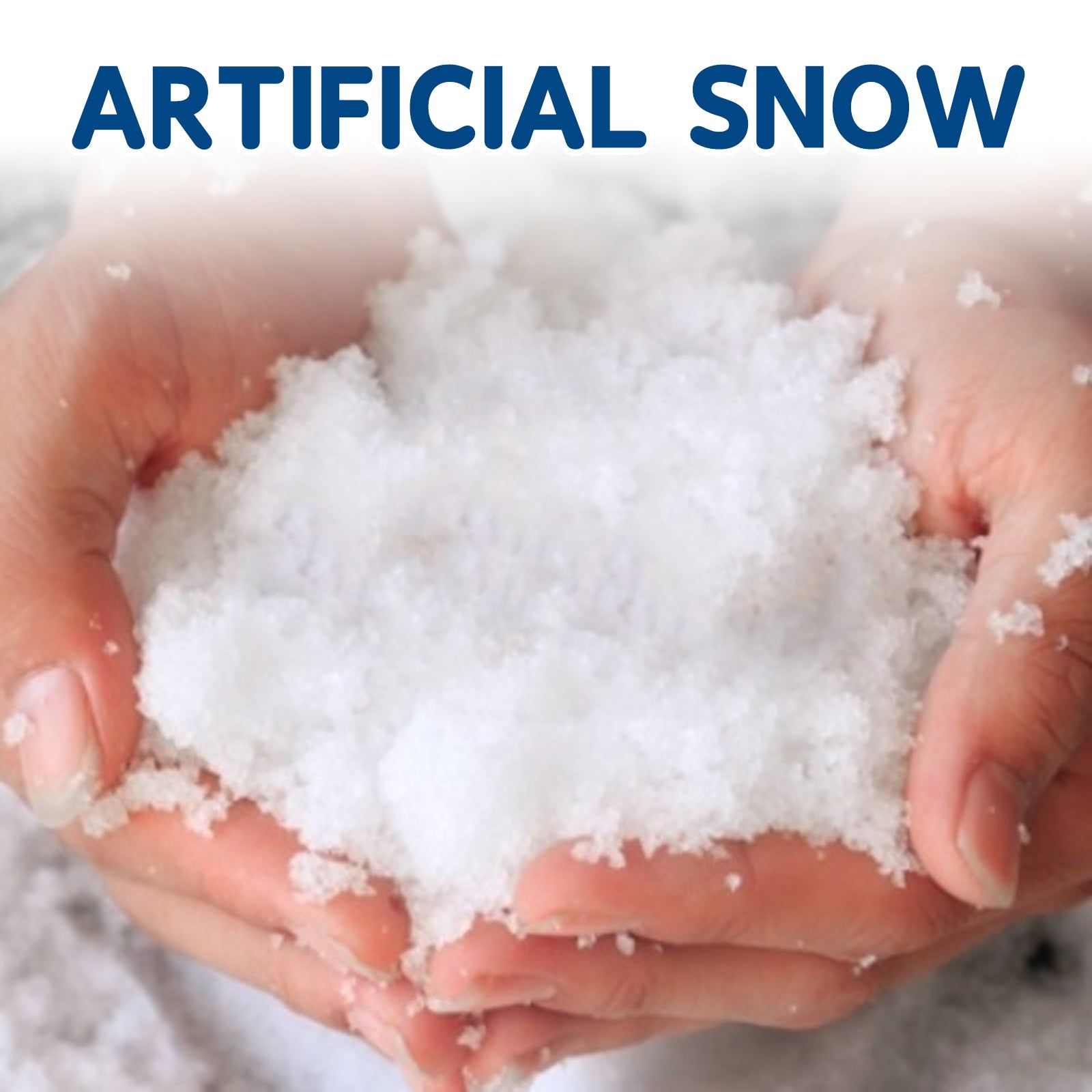 Create Magical Winter Scenes with Quick Snow Dry Plastic Snowflakes for Festive Decor ,50g